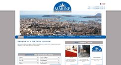 Desktop Screenshot of marine-immo.fr